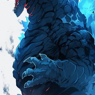 Blue Godzilla wallpaper