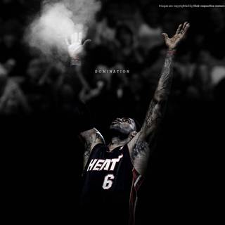 Lebron Miami desktop wallpaper