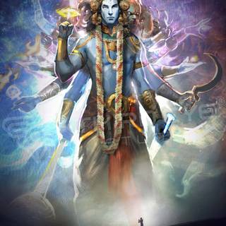 Lord Vishnu iPhone wallpaper