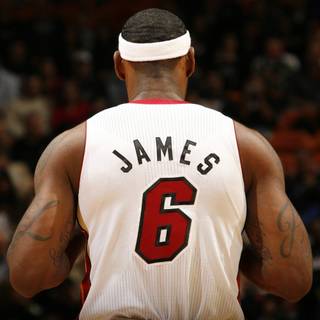 Lebron Miami desktop wallpaper