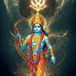 Lord Vishnu iPhone wallpaper