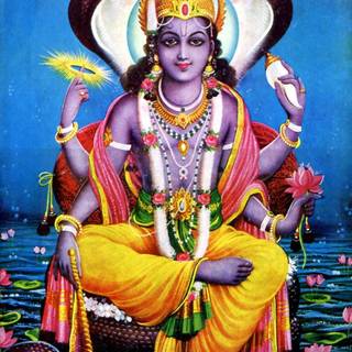 Lord Vishnu iPhone wallpaper