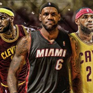 Lebron Miami desktop wallpaper