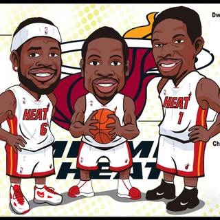 Lebron Miami desktop wallpaper