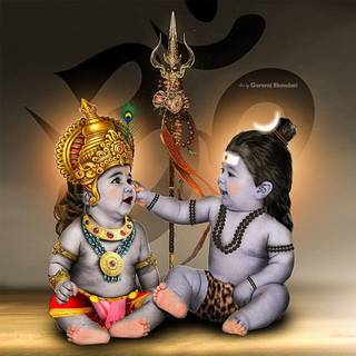 Lord Shiva and Vishnu wallpaper