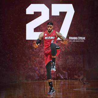 Lebron Miami desktop wallpaper