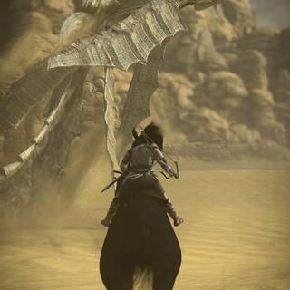 Shadow of the Colossus phone wallpaper