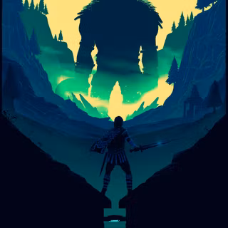 Shadow of The Colossus phone 4k wallpaper