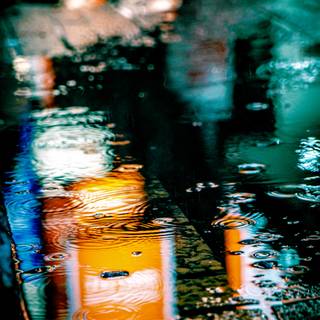 Rain drops 4k wallpaper