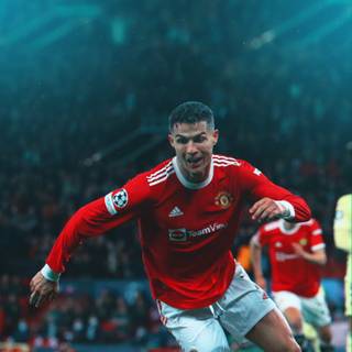 CR7 Manchester United 4k wallpaper