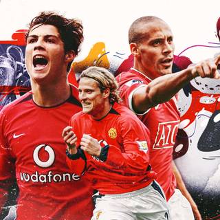 CR7 Manchester United 4k wallpaper