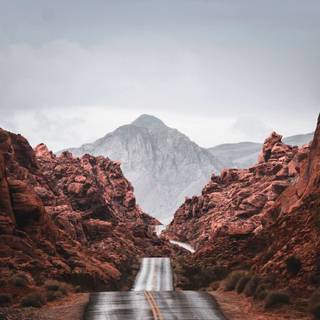 Phone road wallpaper