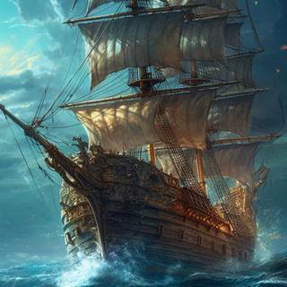 Ship iPhone wallpaper