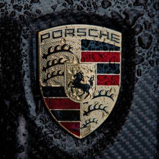 Porsche logo iPhone wallpaper
