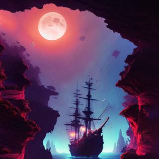 Ship iPhone wallpaper