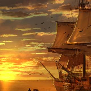 Ship iPhone wallpaper