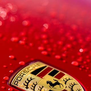 Porsche logo iPhone wallpaper