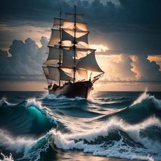 Ship iPhone wallpaper