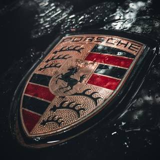 Porsche logo iPhone wallpaper