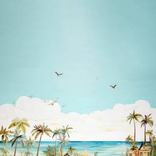 iPhone tropical wallpaper