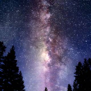 Milky Way iPhone wallpaper