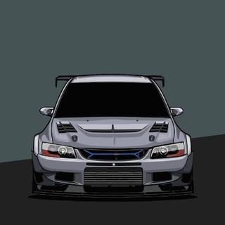 Lancer Evo iPhone wallpaper