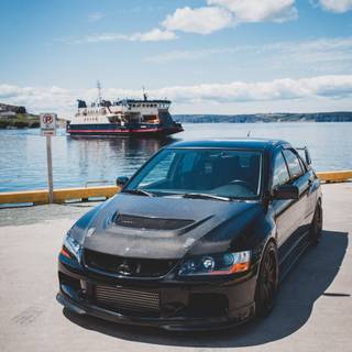 Lancer Evo iPhone wallpaper