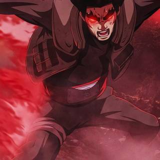 Might Guy phone wallpaper