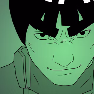 Might Guy phone wallpaper