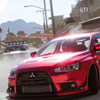 Lancer Evo iPhone wallpaper