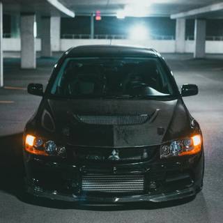 Lancer Evo iPhone wallpaper