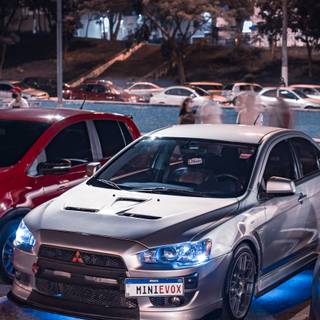 Lancer Evo iPhone wallpaper