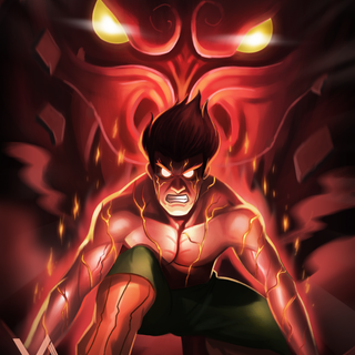 Might Guy phone wallpaper