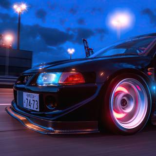 Lancer Evo iPhone wallpaper