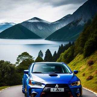 Lancer Evo iPhone wallpaper