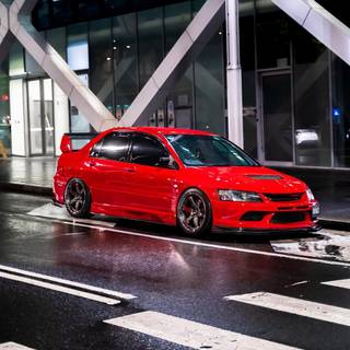 Lancer Evo iPhone wallpaper