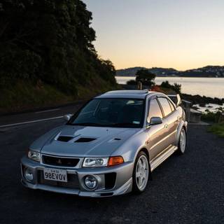 Lancer Evo iPhone wallpaper