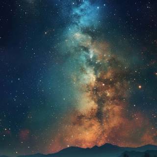 Milky Way phone wallpaper