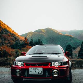 Lancer Evo iPhone wallpaper