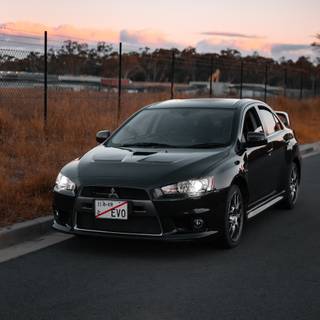 Lancer Evo iPhone wallpaper