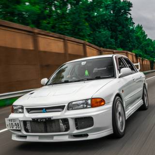 Lancer Evo iPhone wallpaper