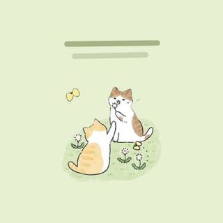 Light green iPhone wallpaper