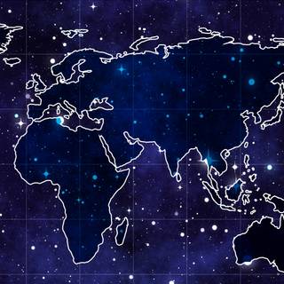 World map iPhone wallpaper