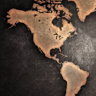World map iPhone wallpaper
