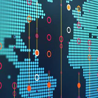 World map iPhone wallpaper