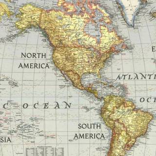 World map iPhone wallpaper