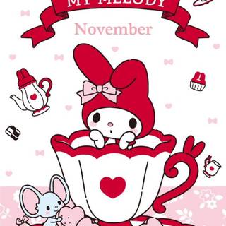 My Melody November wallpaper