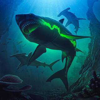 Ocean predators wallpaper