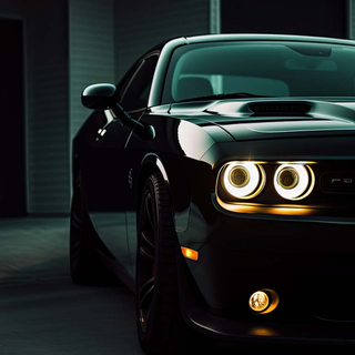 Hellcat black wallpaper
