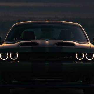 Hellcat black wallpaper